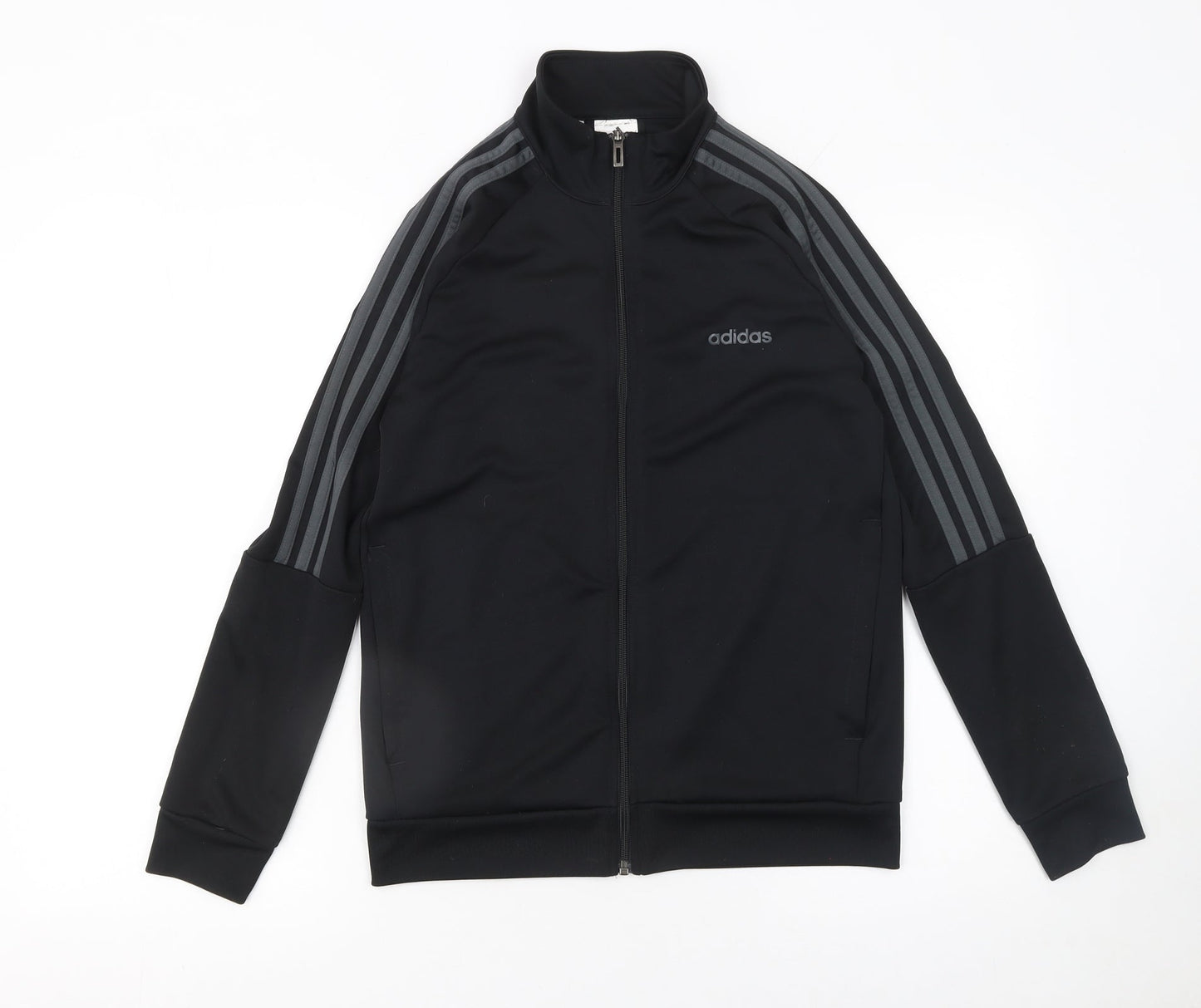 Boys UK Size 13-14 Years adidas Black Track Jacket