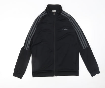Boys UK Size 13-14 Years adidas Black Track Jacket