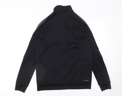 Boys UK Size 13-14 Years adidas Black Track Jacket