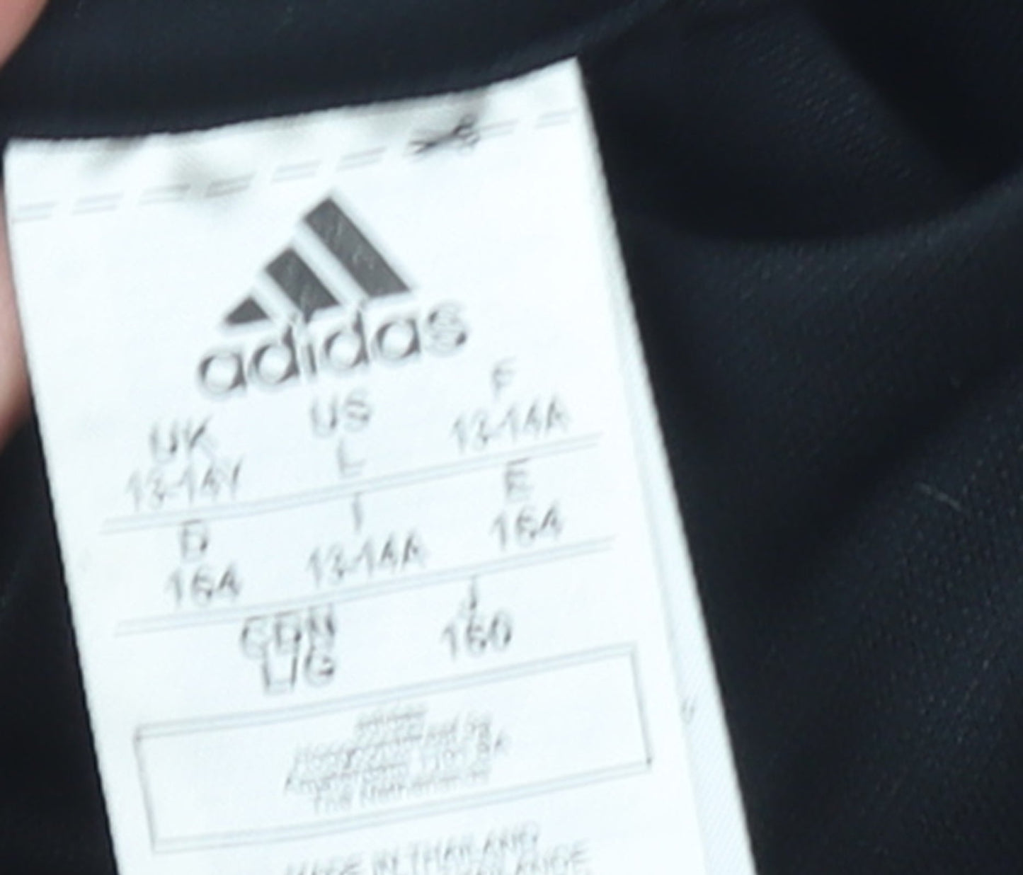 Boys UK Size 13-14 Years adidas Black Track Jacket