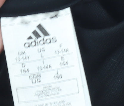 Boys UK Size 13-14 Years adidas Black Track Jacket