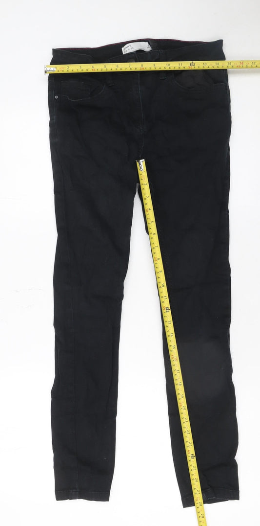Womens UK Size 11 Slim NEXT Slim Fit Skinny Black Jeans