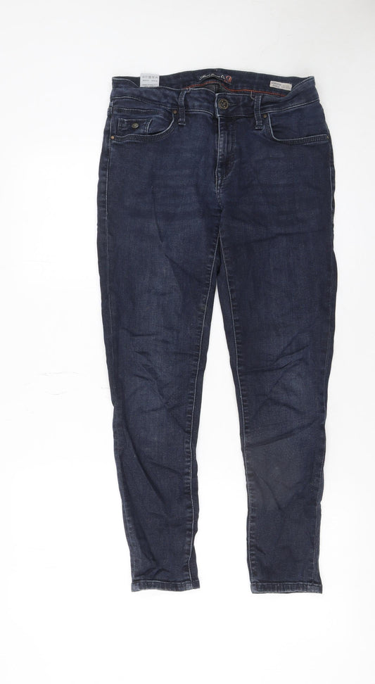 Womens UK Size 28 Mavi Slim Fit Skinny Blue Jeans