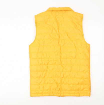 Womens UK Size S Aviator London Yellow Puffer Jacket