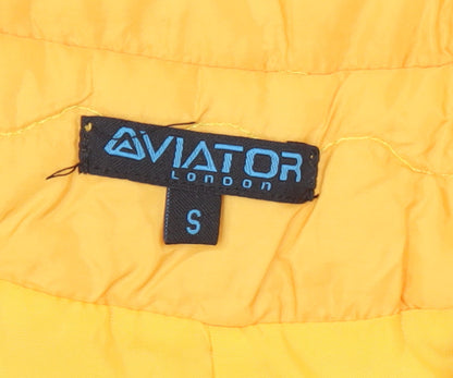 Womens UK Size S Aviator London Yellow Puffer Jacket