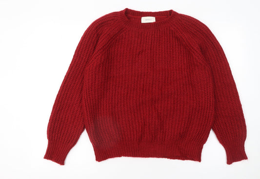 Womens UK Size S Vicolo Red Pullover Jumper