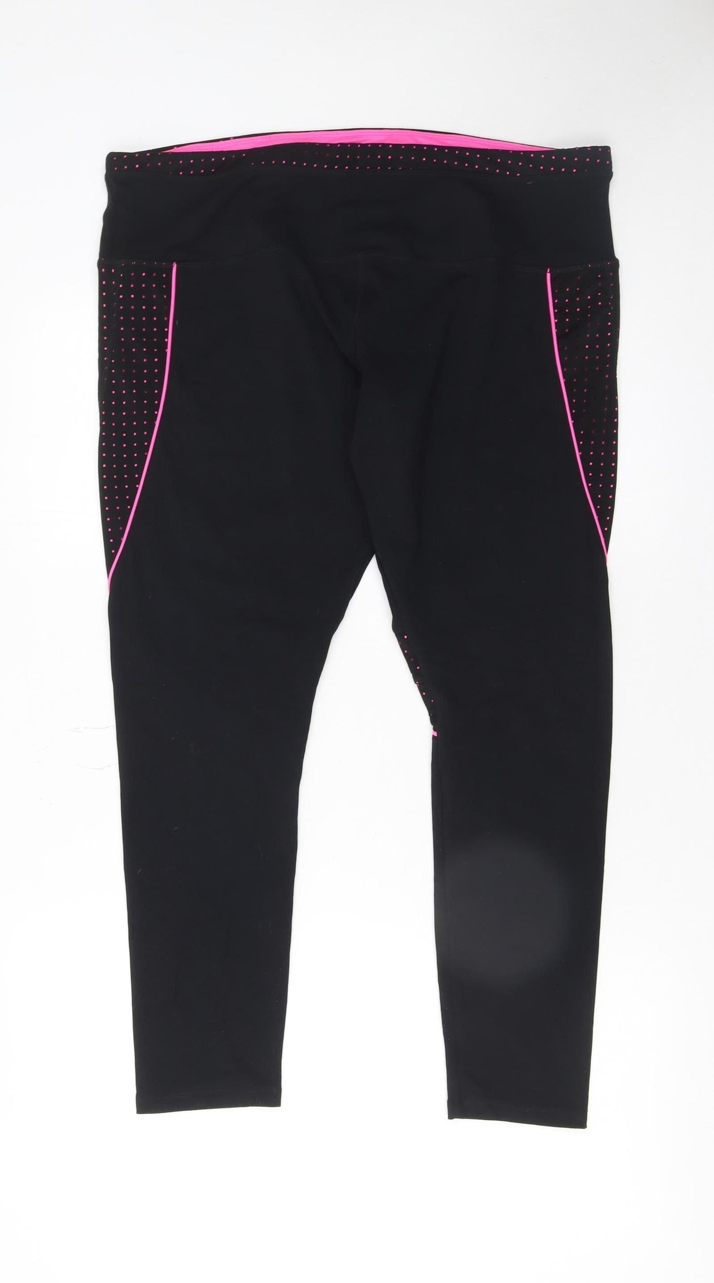 Womens UK Size L Workout Slim Fit Leggings Black Leggings