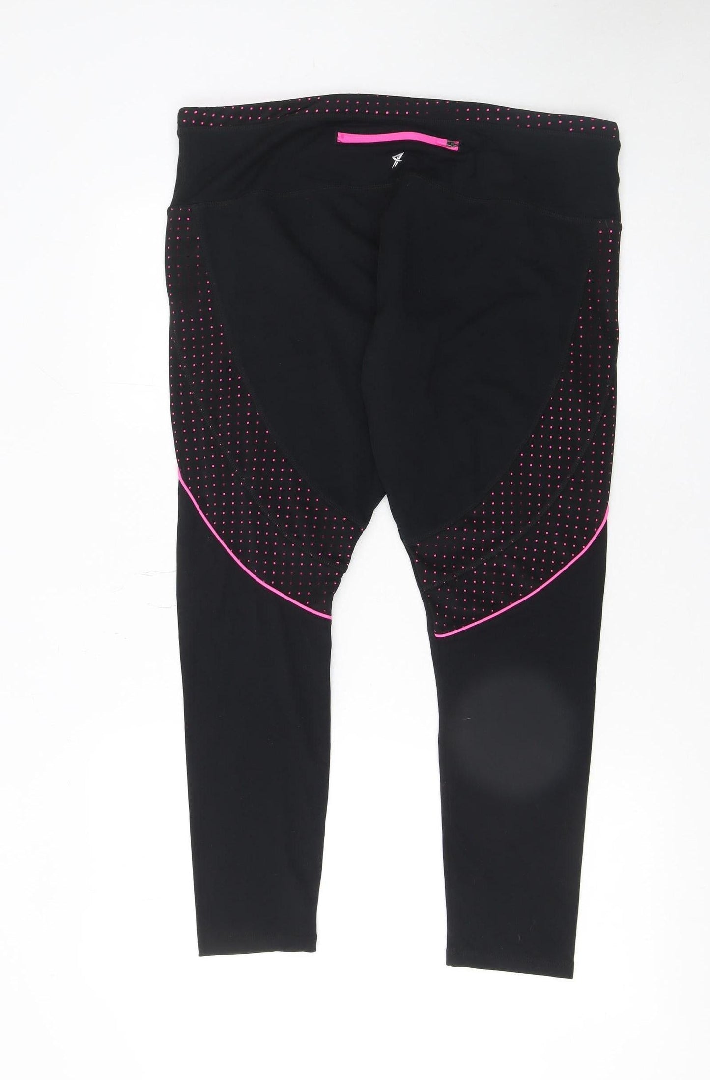 Womens UK Size L Workout Slim Fit Leggings Black Leggings