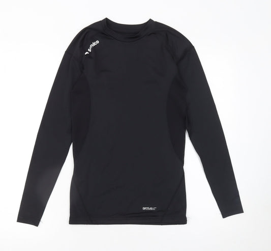 Mens UK Size S Sondico Black FootballGym & TrainingRunning & Jogging T-Shirt