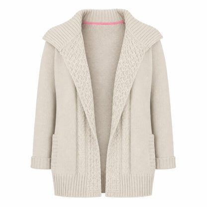 Womens UK Size M Joules Beige Cardigan Jumper