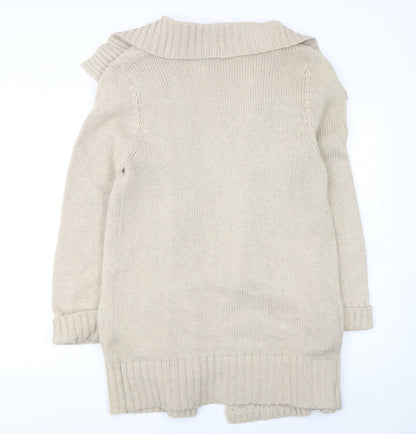 Womens UK Size M Joules Beige Cardigan Jumper