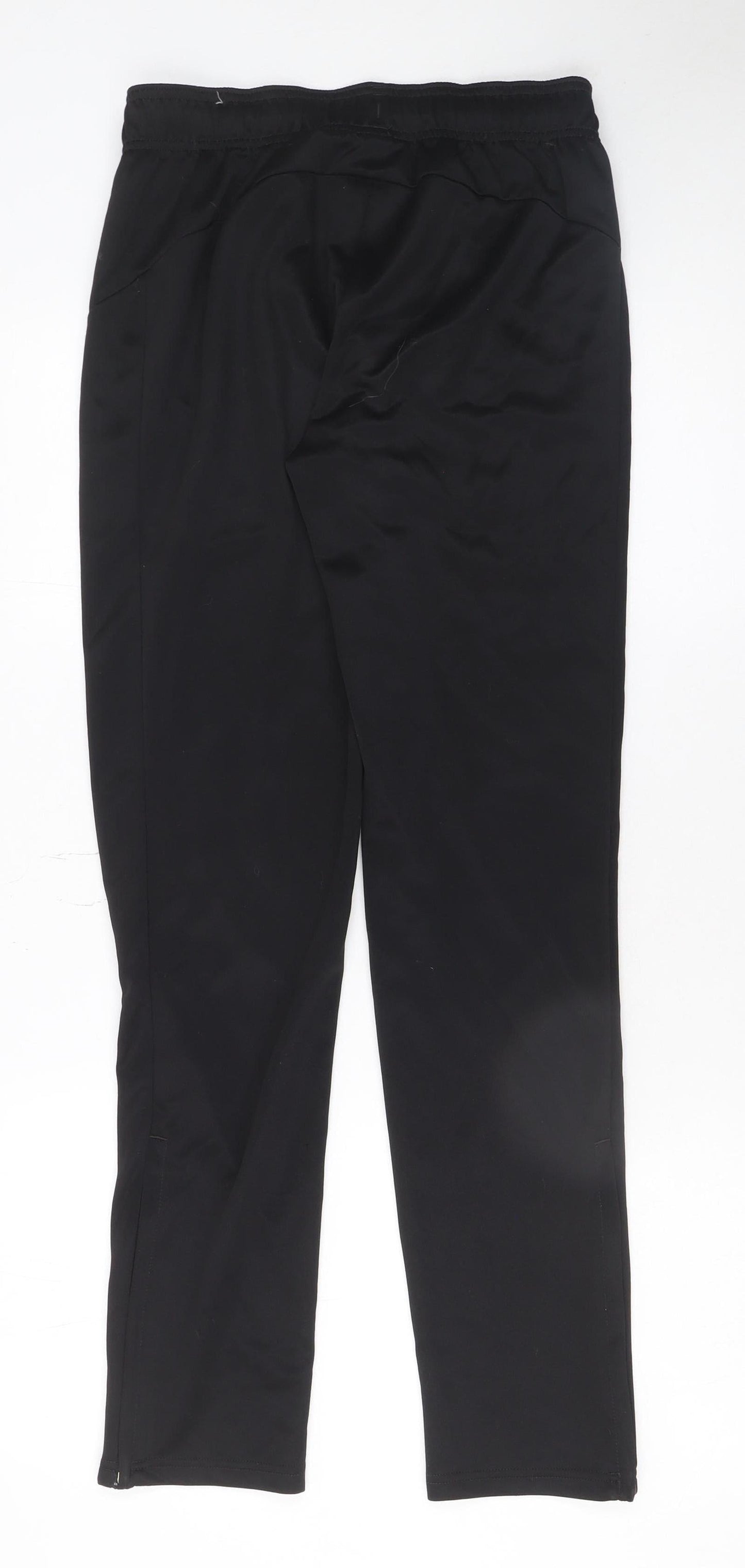 Mens UK Size S PUMA Regular Fit Jogger Black Trousers