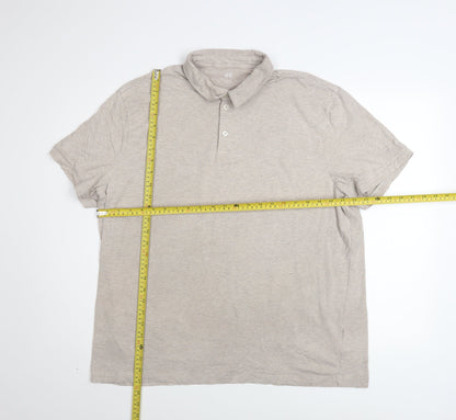 Mens UK Size 2XL H&M Cotton Blend Polo Shirt