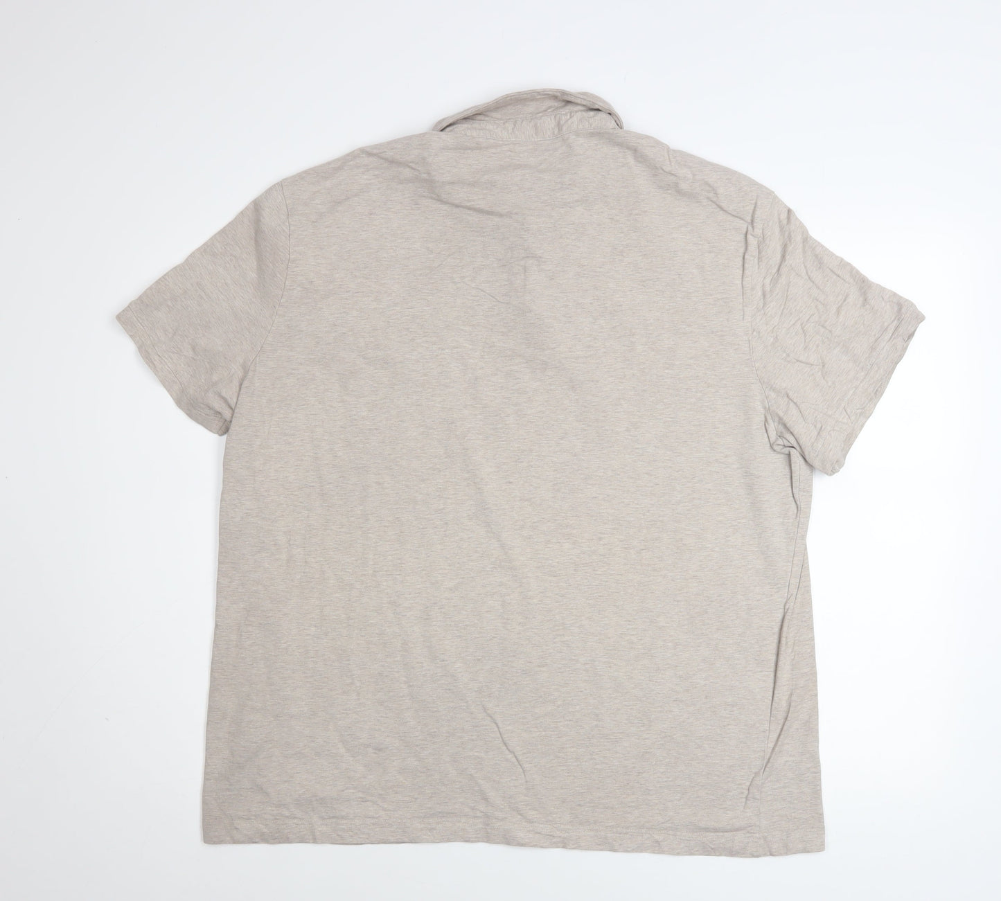Mens UK Size 2XL H&M Cotton Blend Polo Shirt