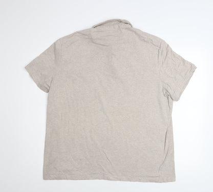 Mens UK Size 2XL H&M Cotton Blend Polo Shirt