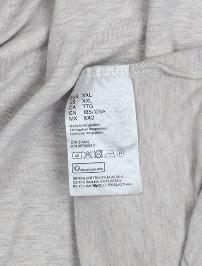 Mens UK Size 2XL H&M Cotton Blend Polo Shirt