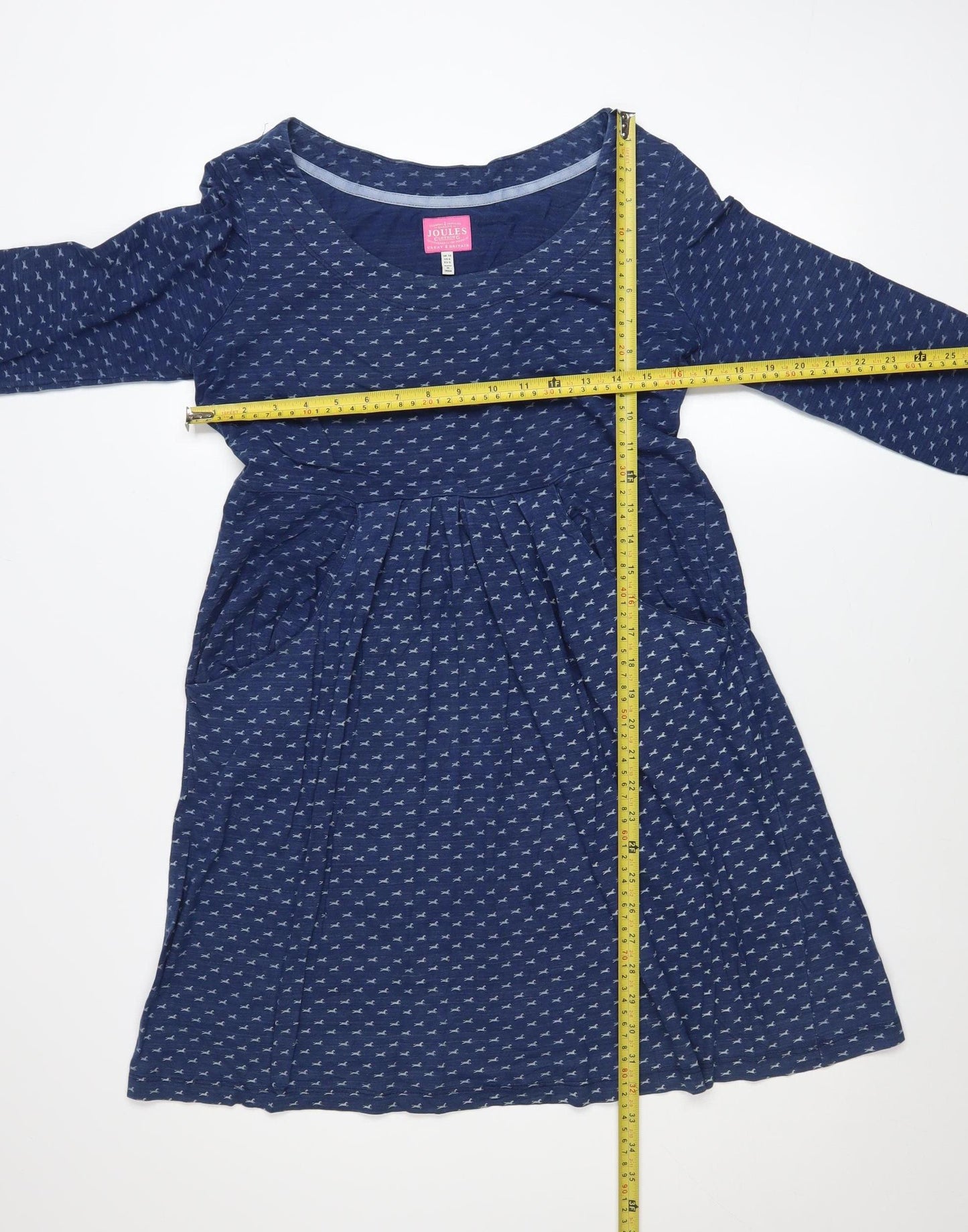 Womens UK Size 10 Joules Fit & Flare Dress