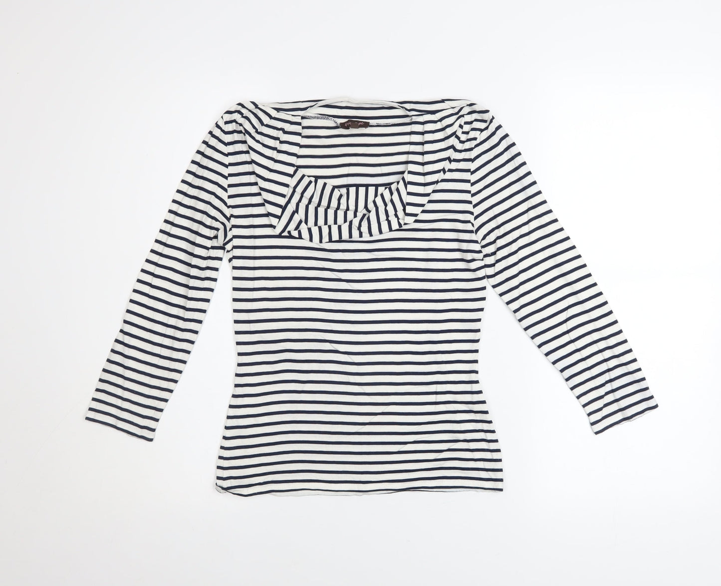 Womens UK Size 8 Phase Eight Multicoloured Basic T-Shirt
