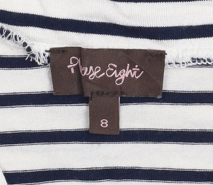 Womens UK Size 8 Phase Eight Multicoloured Basic T-Shirt