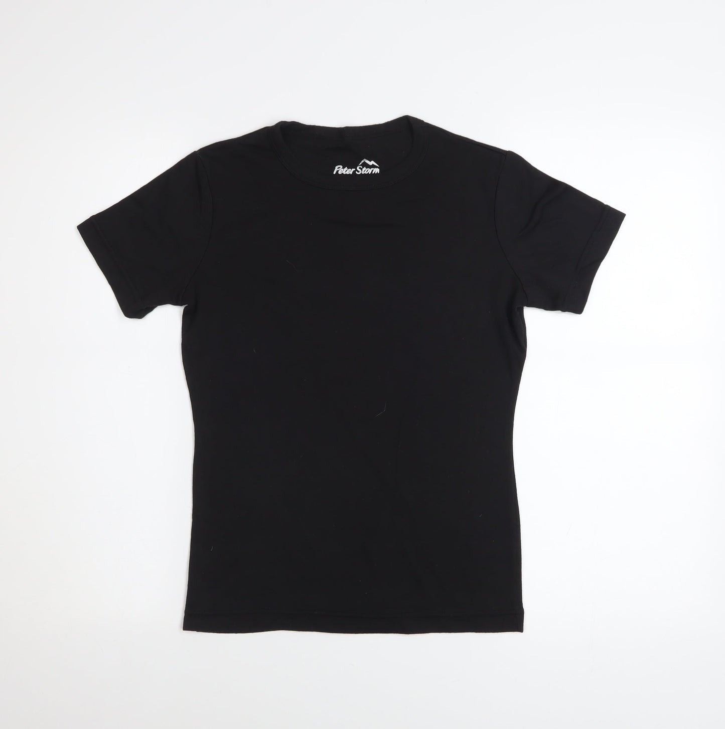 Womens UK Size 12 Peter Storm Black Basic T-Shirt