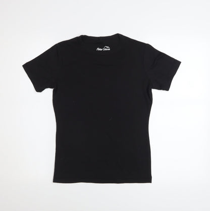 Womens UK Size 12 Peter Storm Black Basic T-Shirt