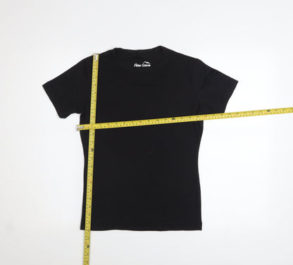 Womens UK Size 12 Peter Storm Black Basic T-Shirt