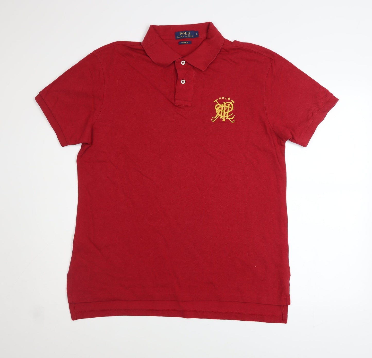 Mens UK Size L Ralph Lauren 100% Cotton Polo Shirt