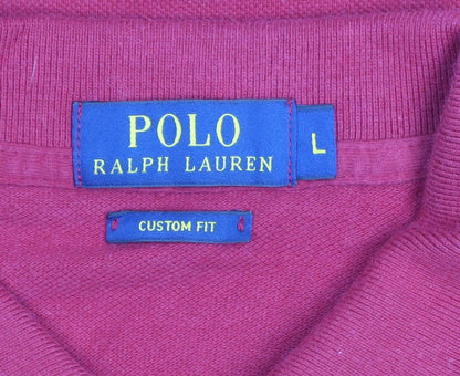 Mens UK Size L Ralph Lauren 100% Cotton Polo Shirt