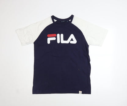 Mens UK Size M FILA Blue  T-Shirt