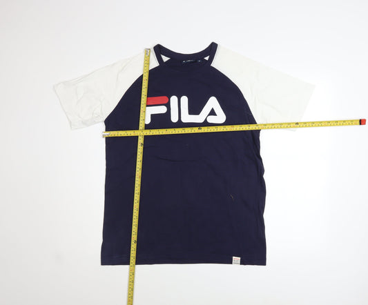 Mens UK Size M FILA Blue  T-Shirt