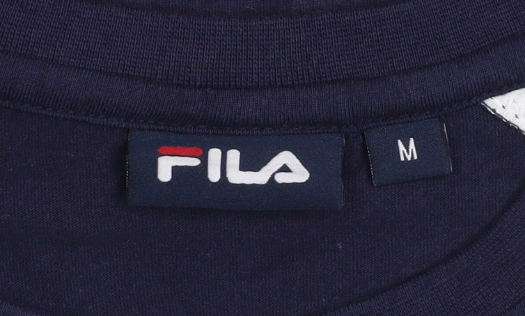 Mens UK Size M FILA Blue  T-Shirt