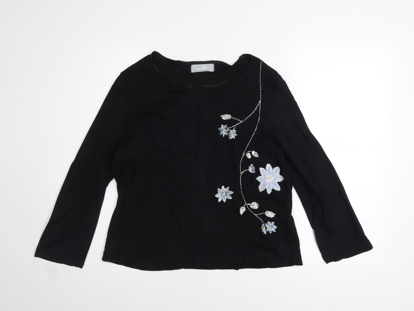 Womens UK Size 12 Wallis Black Pullover Jumper