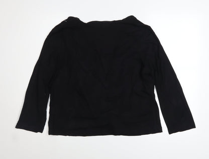 Womens UK Size 12 Wallis Black Pullover Jumper