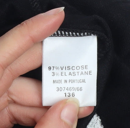 Womens UK Size 12 Wallis Black Pullover Jumper