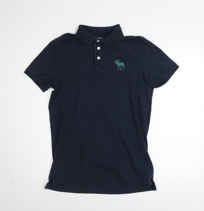 Mens UK Size M Abercrombie & Fitch Cotton Blend Polo Shirt