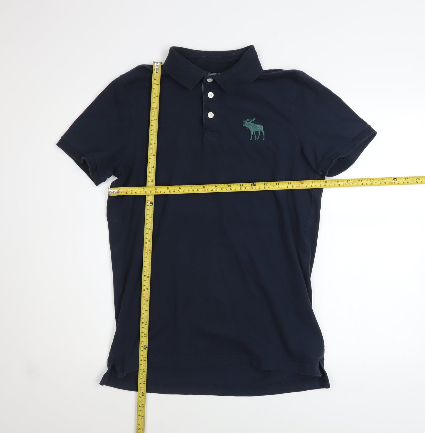 Mens UK Size M Abercrombie & Fitch Cotton Blend Polo Shirt