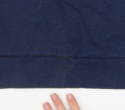 Mens UK Size S Napapijri Blue Pullover Hoodie