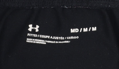 Mens UK Size M Under armour Slim Fit Jogger Black Trousers