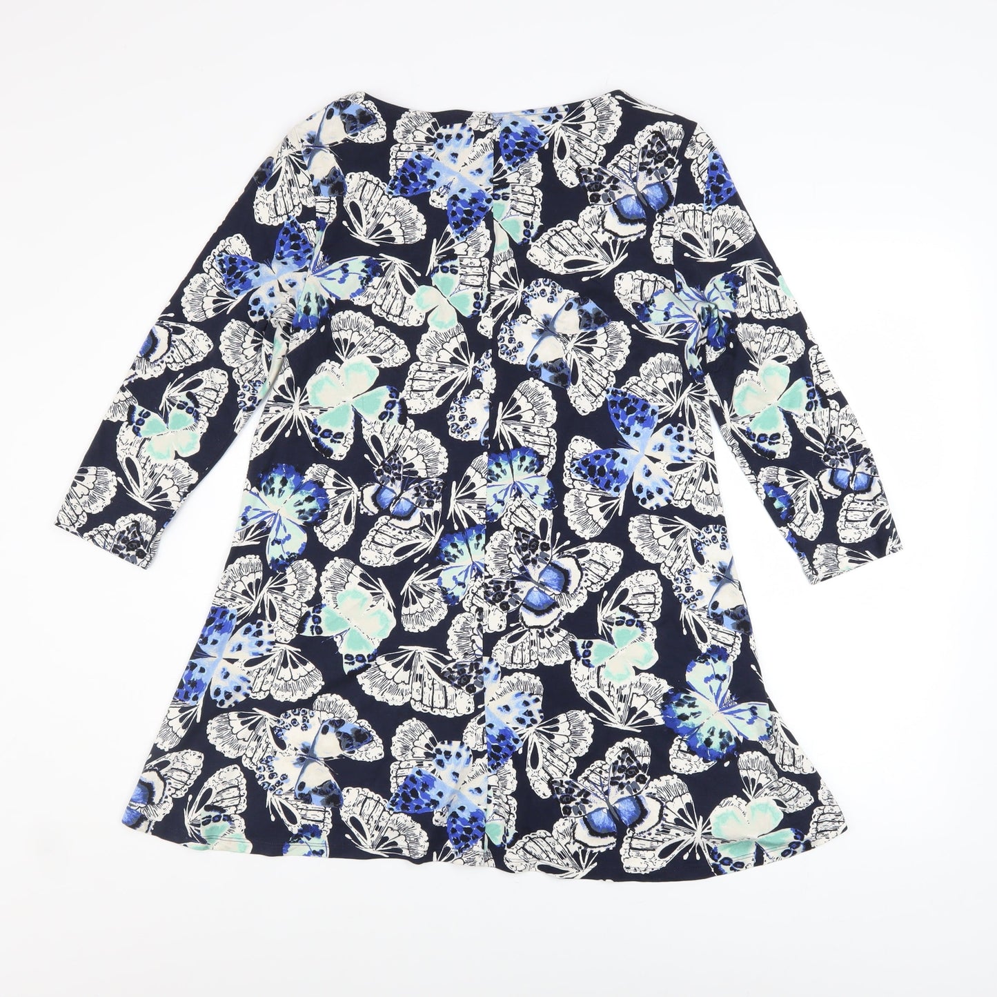 Womens UK Size 12 Marks and Spencer Blue Tunic Blouse