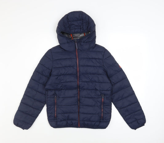 Boys UK Size 11 Years NEXT Blue Puffer Jacket