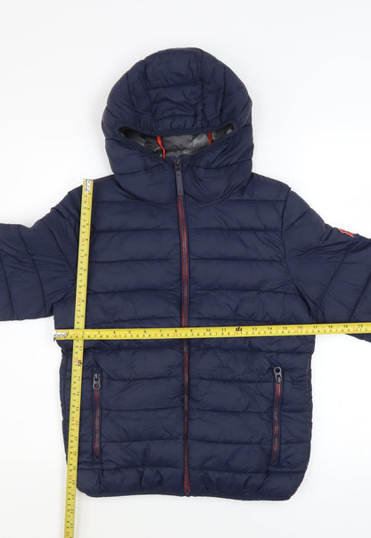 Boys UK Size 11 Years NEXT Blue Puffer Jacket