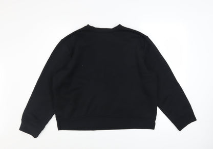 Womens UK Size XL Gap Black Pullover Sweatshirt