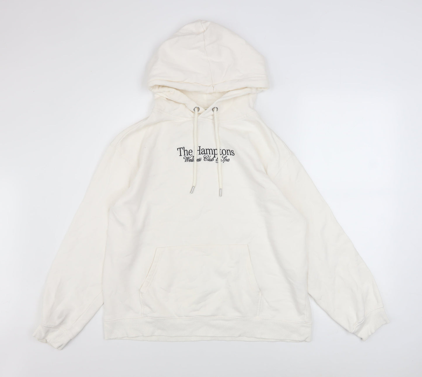 Womens UK Size 12 H&M Ivory Pullover Hoodie