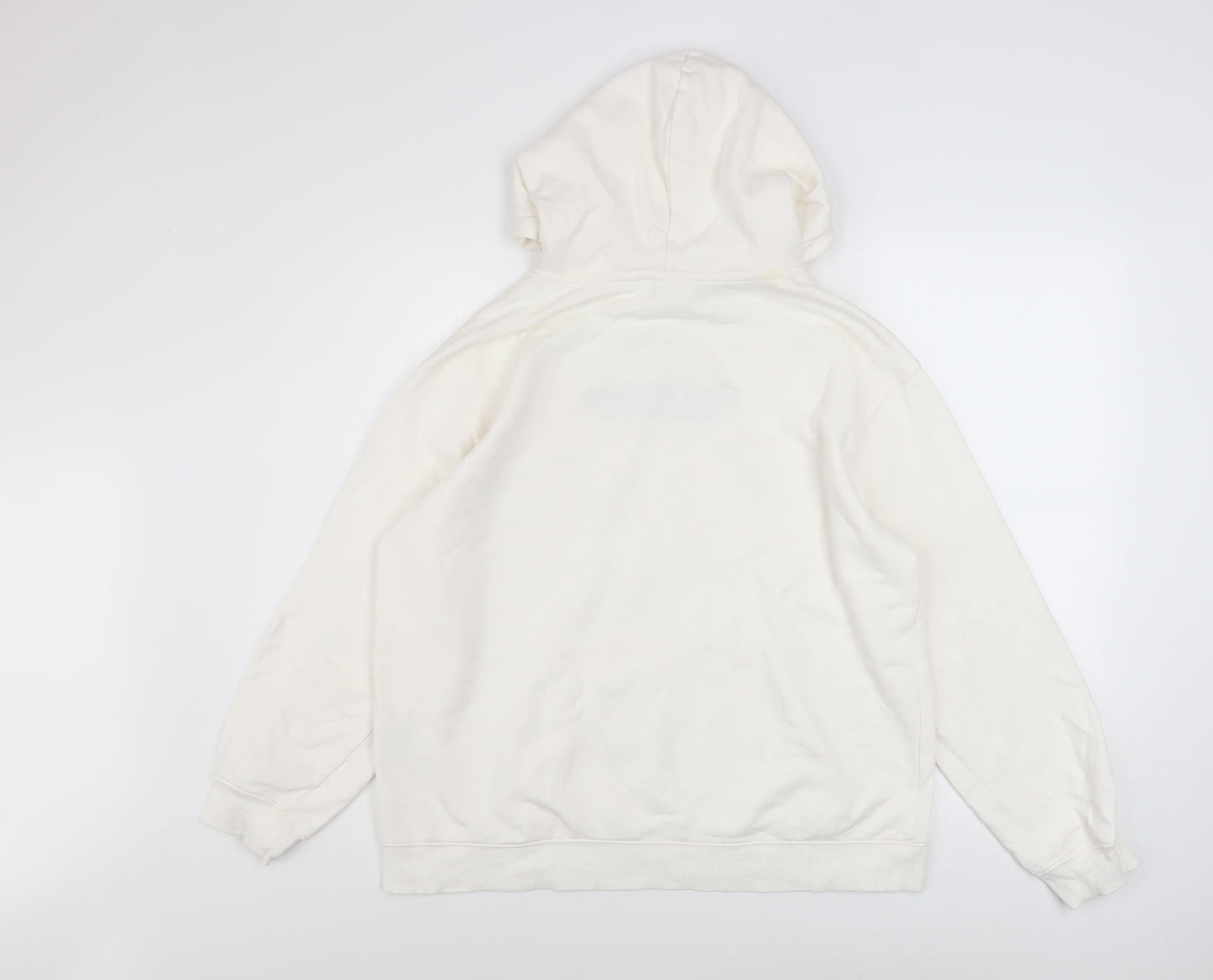 Womens UK Size 12 H&M Ivory Pullover Hoodie