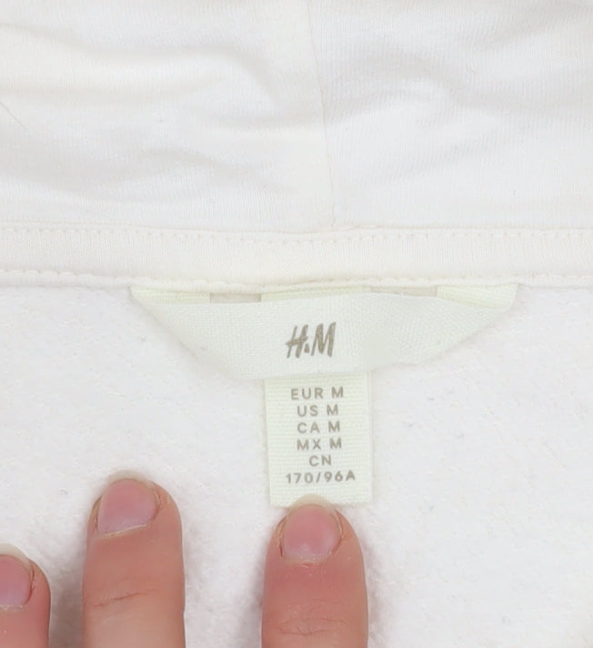 Womens UK Size 12 H&M Ivory Pullover Hoodie