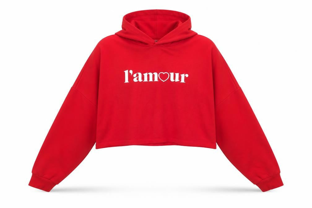 Womens UK Size M H&M Red Pullover Hoodie