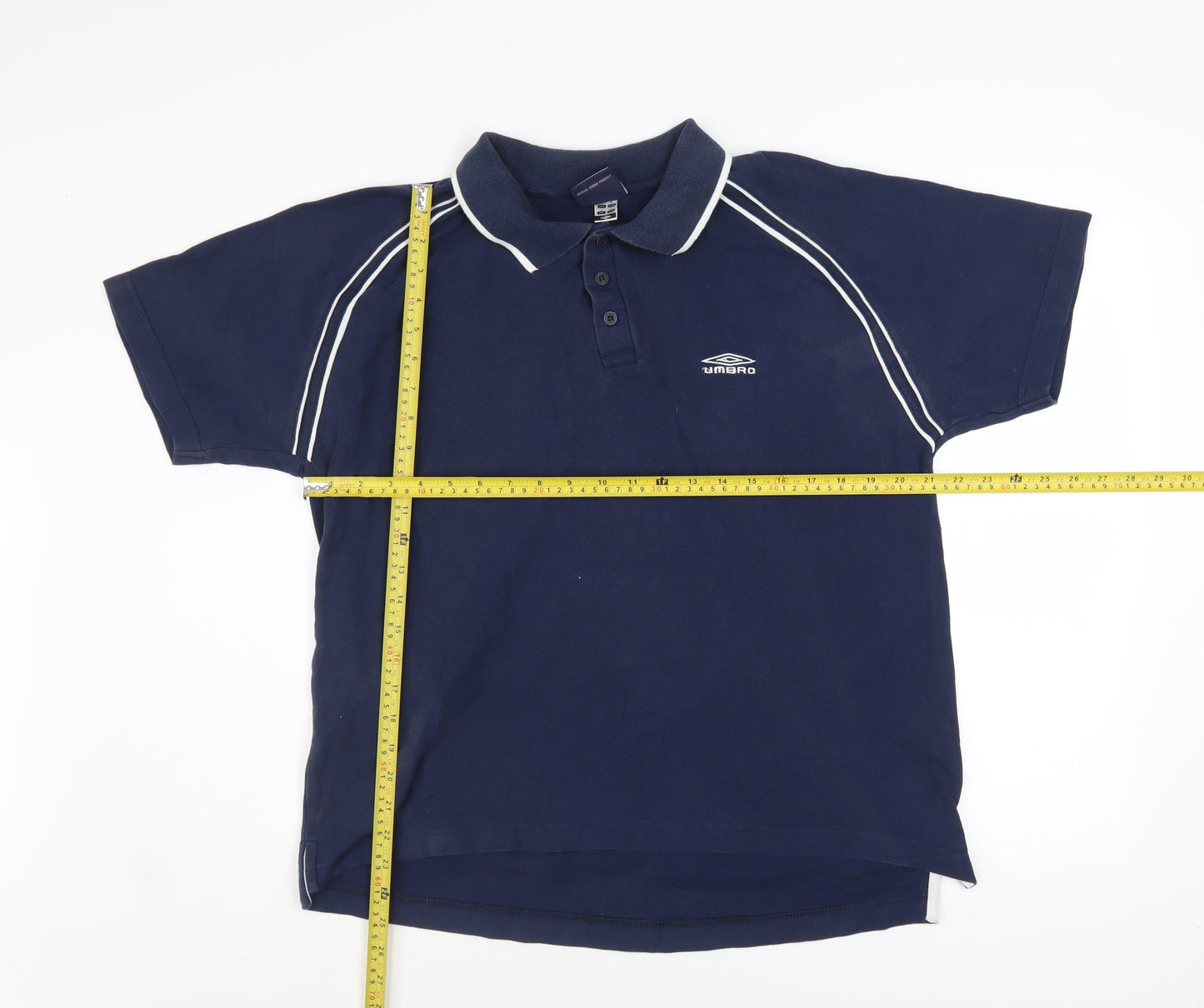 Mens UK Size L Umbro 100% Cotton Polo Shirt