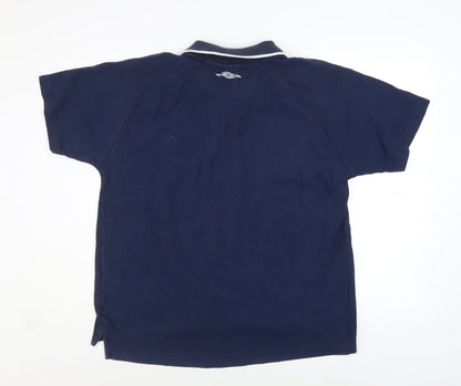 Mens UK Size L Umbro 100% Cotton Polo Shirt
