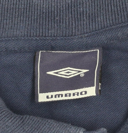 Mens UK Size L Umbro 100% Cotton Polo Shirt