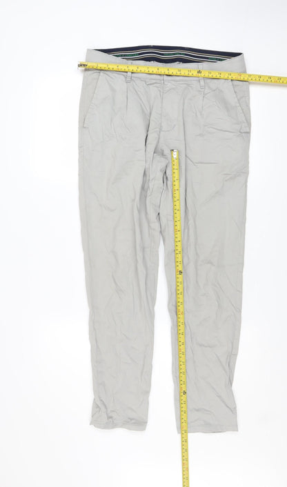 Mens UK Size 32 Club of Comfort Regular Fit Chino Beige Trousers